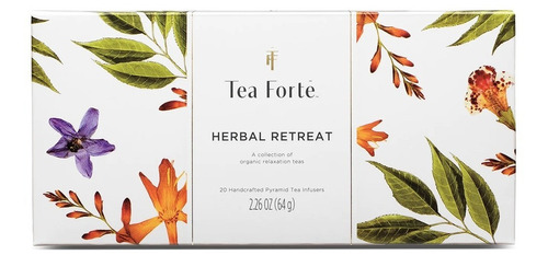 Té Tea Forte Pirámide Herbal Retreat 20pz