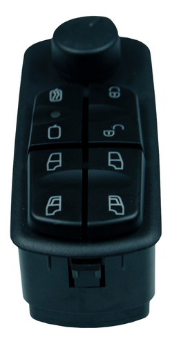 Imagem 4 de 5 de Botão Vidro Elétrico Lado Esquerdo Caminhão Mercedes Actros