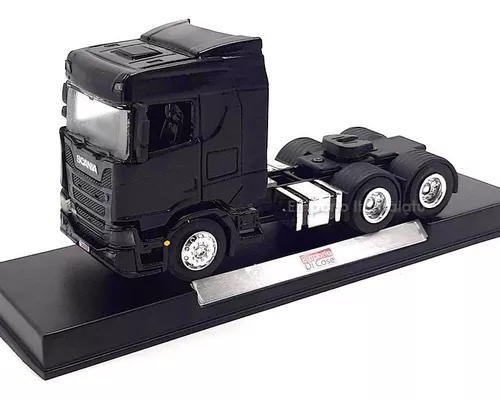 Caminhão de controle remoto scania 124 mini tamiya escala 1:18 rc 3ch vh  miniaturas 