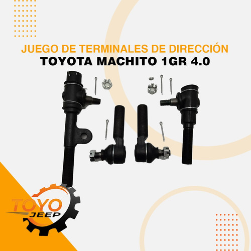 Juego De Terminales De Dirección Toyota Machito 1gr 4.0