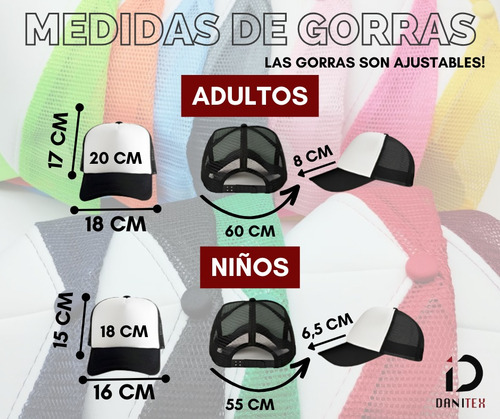 Gorras Frente Blanco Importadas Para Sublimar X20
