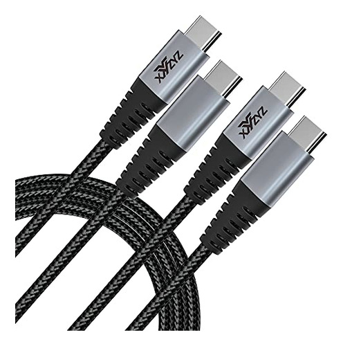 Cables Usb C De Xyyzyz, 2 Unidades, 60 W, 3,1 A, Pd, Tipo C,
