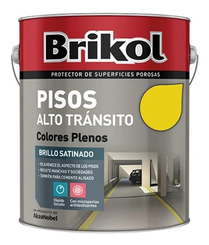 Brikol Pisos Alto Transito Antidez. 1lt - Pint. Zero R.mejia