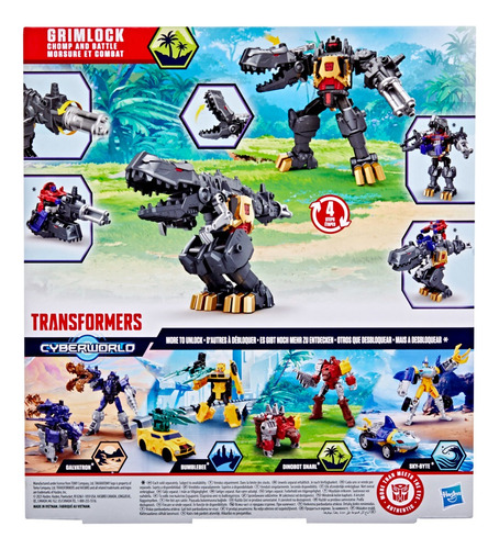 Figura De Acción Transformers Cyberworld Grimlock