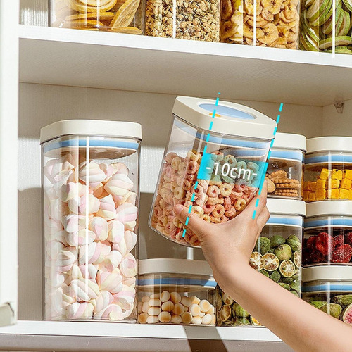 . Recipiente Hermético Para Alimentos, Recipiente De 1100 Ml
