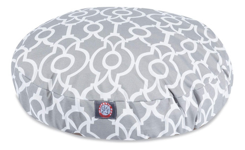 Majestic Pet Cama Redonda Mediana Para Mascotas Athens Gray