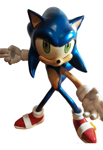 Estatua Sonic The Hedgehog 28cm Artesanal Resina