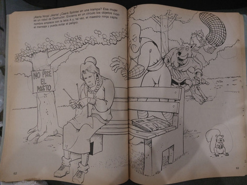 Tmnt Tortugas Ninja Libro De Actividades 1991 Fernández Edit (Usado)