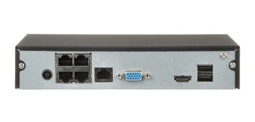 Nvr 4 Canales Dahua Ip 4 Puertos Poe H.265+ 80mbps