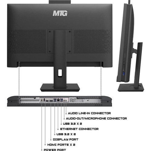 Pc Todo En Uno Mtg Yama 24 Fhd Táctil Intel I5 16gb