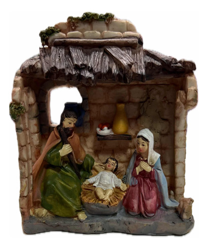 Presépio Natal Para Decoração Sagrada Familia Em Resina