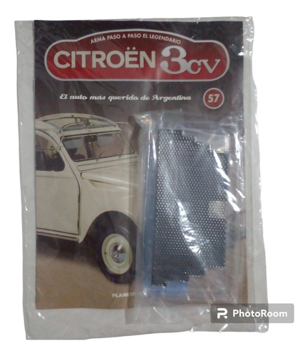 Fascículo + Pieza P/armar Citroen 3 Cv. N 57. Nuevo