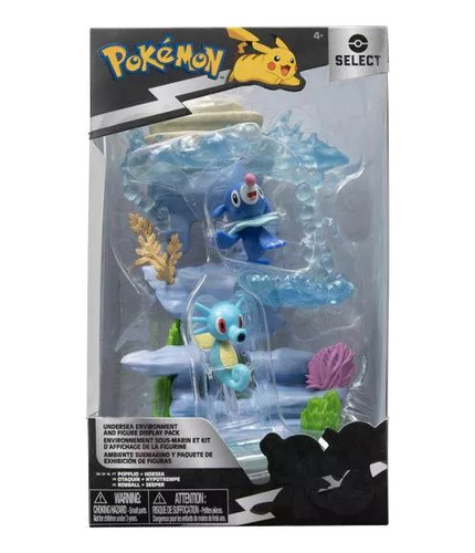 Pokemon Select Pack Ambiente Submarino Popplio Y Horsea 