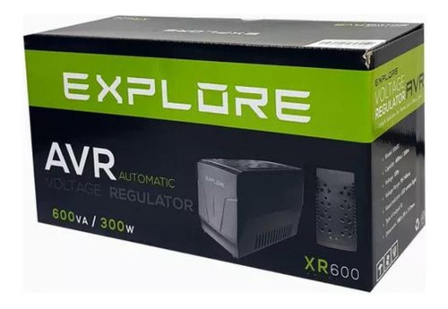 Regulador Voltaje Regleta Explorer 600va 300w 8 Tomas