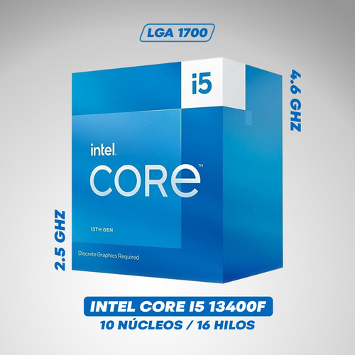 Procesador Intel Core I5-13400f 2.50/4.60ghz 20mb Smartcaché