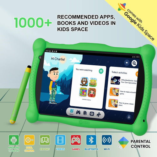 Tablet Contixo V10 Verde, 7'', Con Lapiz, Wifi, 16 Gb Hd