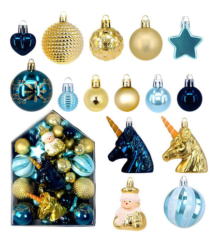 Decoraciones De Bolas De Navidad Juego De Adornos De Bolas D
