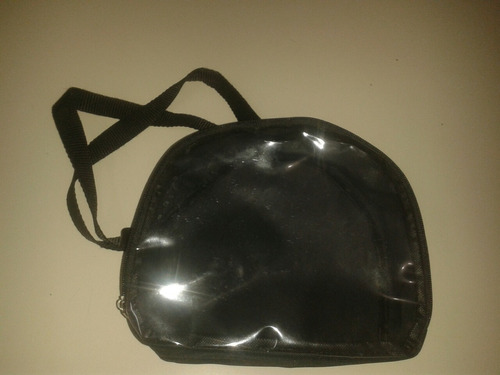 Bolso Transparente Porta Mascara. Cara Completa