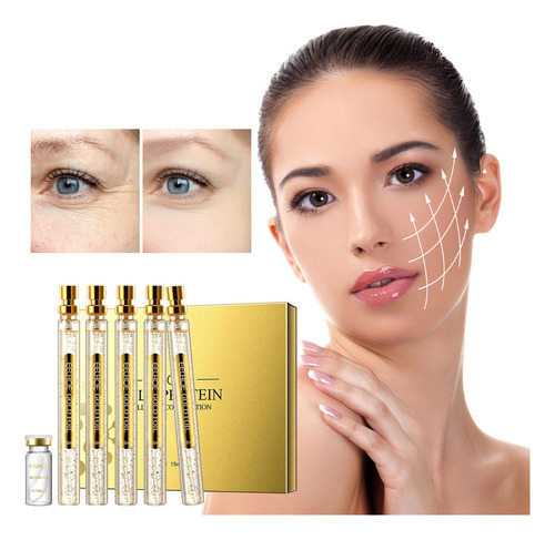 Hilo De Seda Facial De Colágeno Activo Y Tensor, 2 Unidades