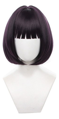 Bungo Stray Dogs Akiko Yosano Cosplay Peluca Corto Pelo 30cm