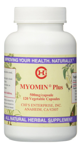 Chi's Enterprise Capsulas Myomin Plus, 500 Mg, 120 Capsulas