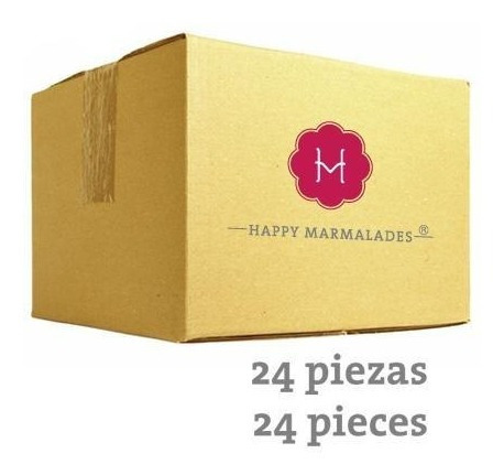 24 Happy Marmalades C/miel De Agave Orgánica.