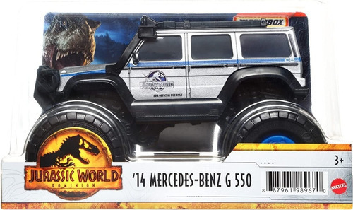 Imagen 3 de 4 de Jurassic World Dominion Mercedes Benz G 550 Escala 1:24 18cm