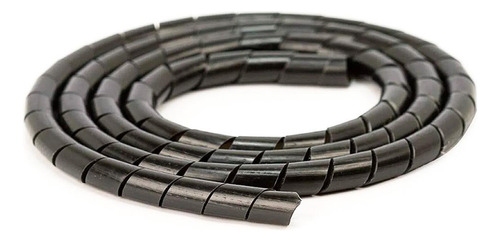 Spiraduto 1/4 Organizador De Cabos - Dutoplast - Preto 35m