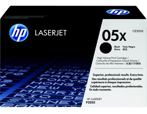 Toner Hp Original Ce505x 05x P2055dn Alto Rendimiento