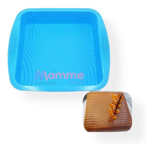 Molde Silicona Brownie Cuadrado Apto Horno Mamme Mart