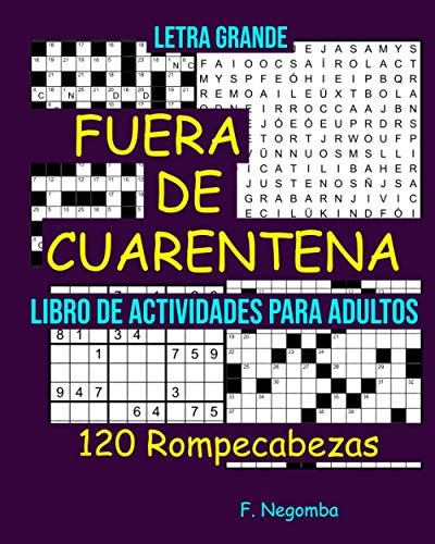 Fuera De Cuarentena Libro De Actividades Para Adultos