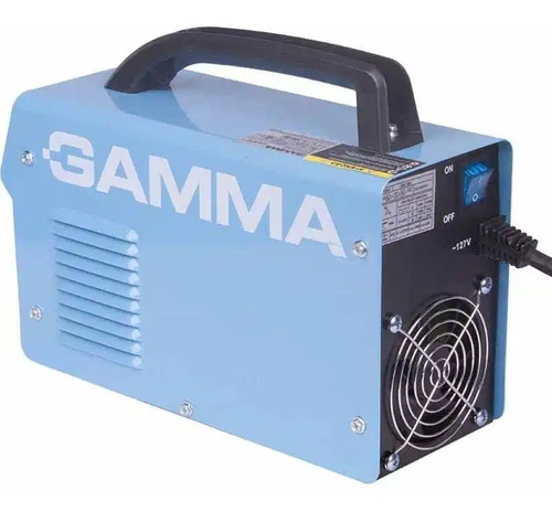 Maquina Solda Inversora Profissional Eletrodo Gamma 110v Cor Azul