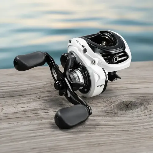 Carretilha Pesca Marine Sports Venza 11000 Cor Branco Lado da