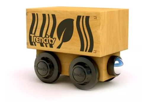 Trencity Vagón Container Colección Green - Juguetes Madera