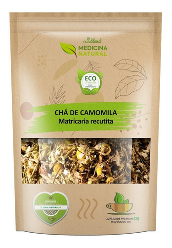 Chá De Camomila - Matricaria Recutita - Orgânico 50g