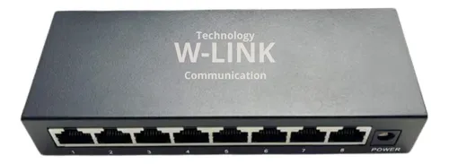 W-link Switch 8 Puertos Gb Caja Metal Automático