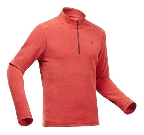 Forro Polar Segunda Capa Mh 100  Trekking  Hombre Naranja