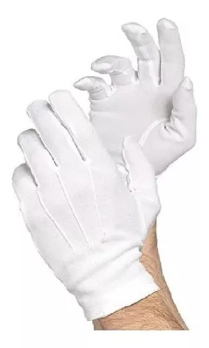 Guantes Blancos Escolta Niños