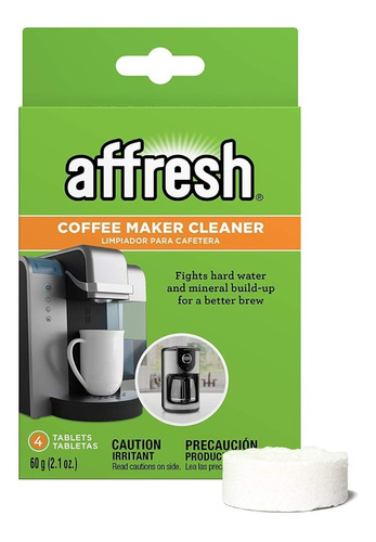 Limpiador Cafetera Affresh W10511280 - 4 Tabletas