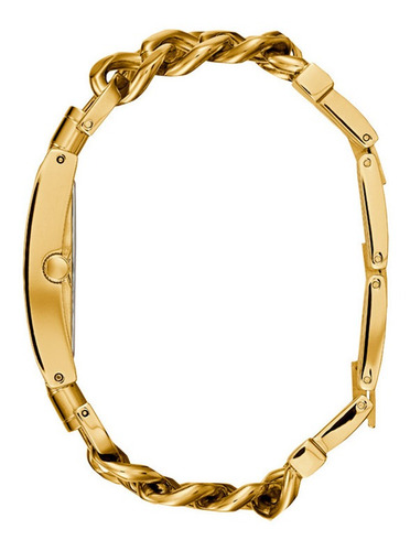 Reloj Guess Mod Heavy Metal Dama W1117l2 Dorado