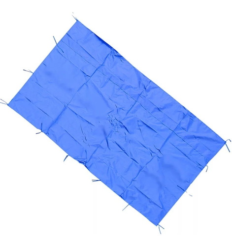 Lona Laterales Para Toldo Plegable 3x3 M Con Ventana Azul 