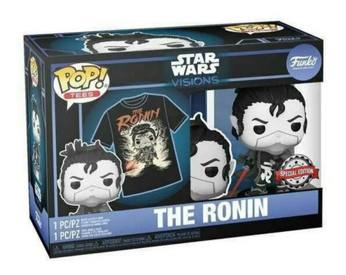 Funko Pop! Star Wars Visions - Playera The Ronin Talla L - G