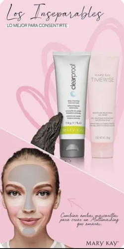 Mascarilla Facial De Limpieza Profunda Con Carbón Mary Kay Mixta