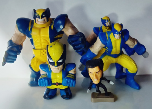 5 Figuras Wolverine Logan Lobezno X-men X Men Hombres X