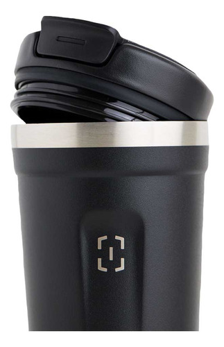 Copo Térmico Essential Com Tampa Invictus 350mL - Preto