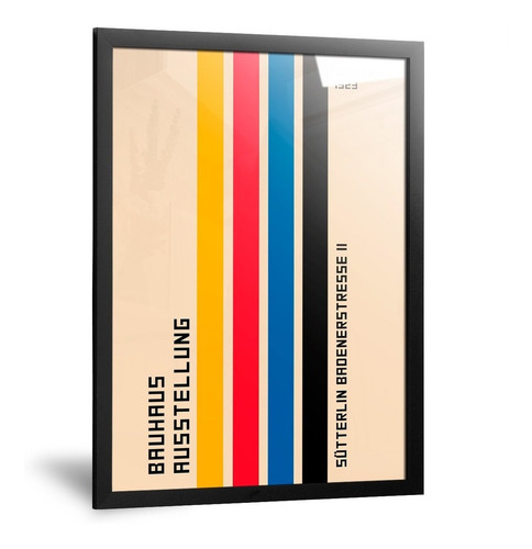 Cuadros Figuras Geometricas Colores Escuela Bauhaus 35x50c/u