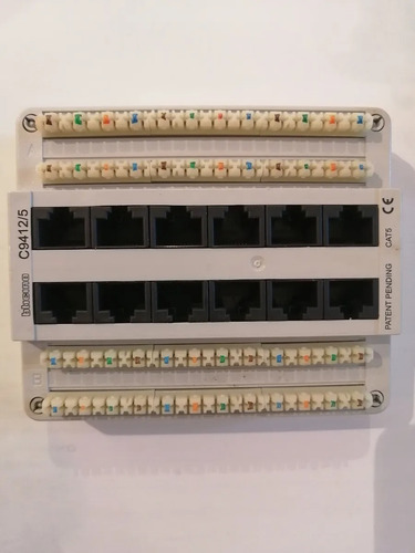 Patch Panel 110 12 Puertos Rj45 Cat 5e C9412/5 Soho