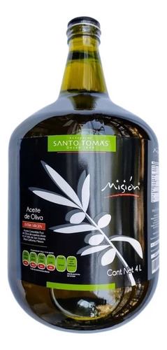 Aceite De Oliva Santo Tomas Extra Virgen 4000ml