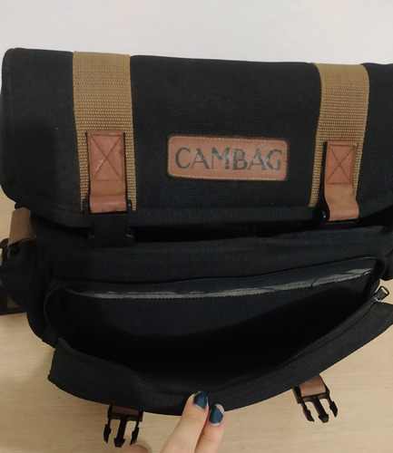 Bolsa Mala Para Camera Lentes E Acessorios Com Divisórias
