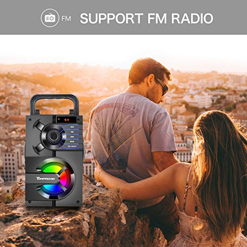 Altavoz Bluetooth, Altavoces Portátiles Bluetooth Con Subwoo